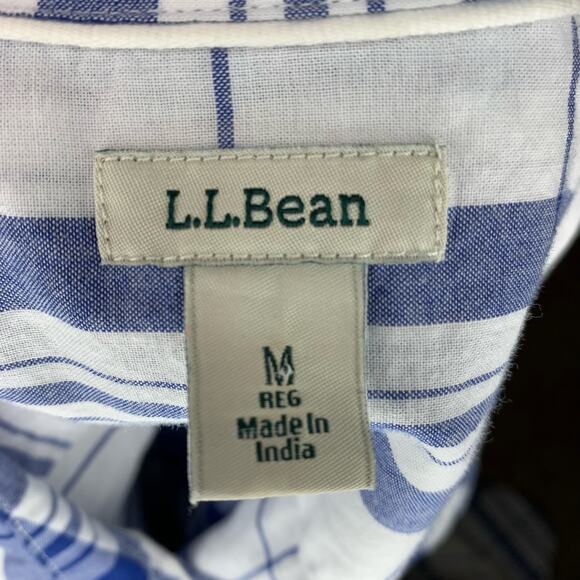 Purple Plaid L.L. Bean Button Up - Picture 3 of 4